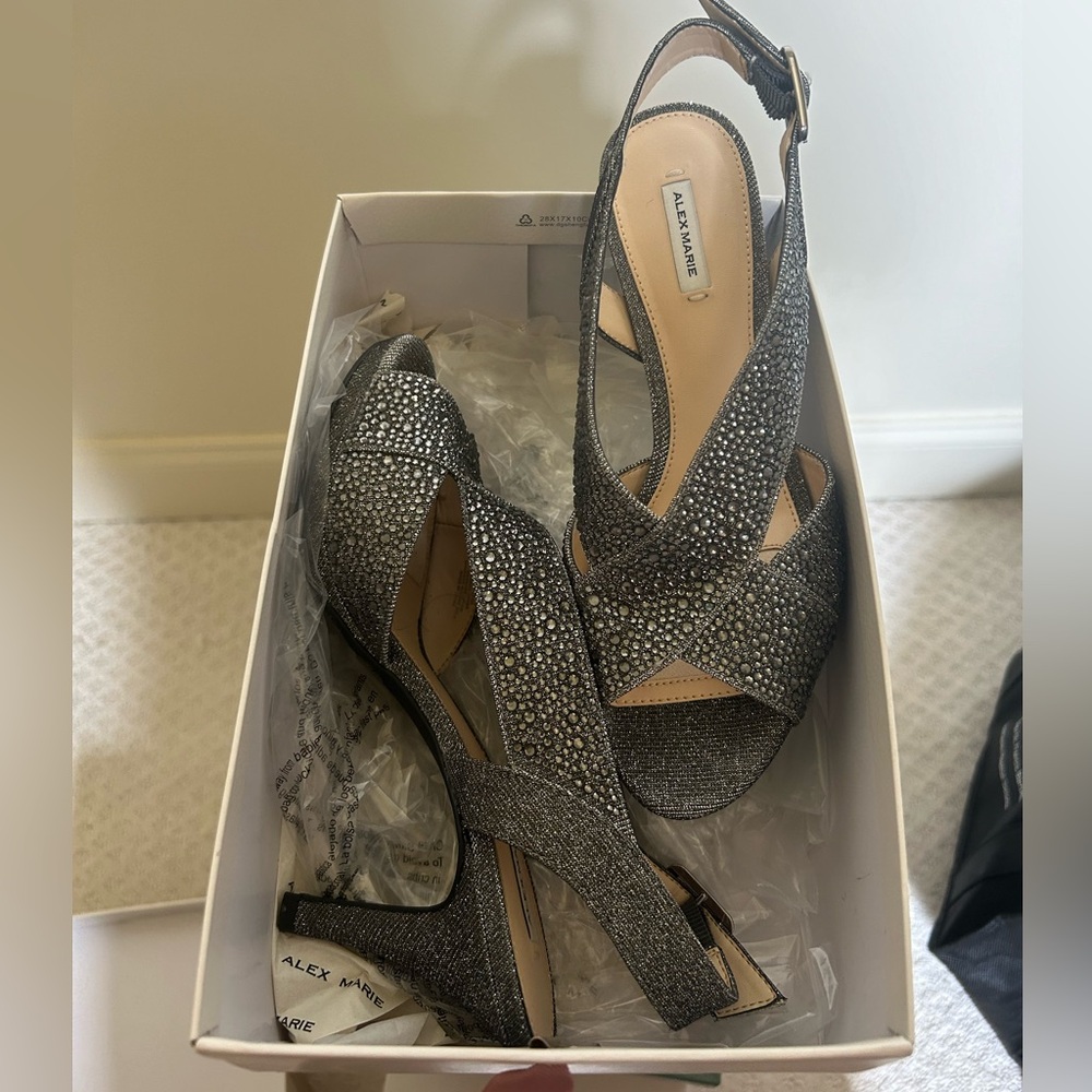 Alex Marie Lavonne Crisscross Platform Dress Sandals